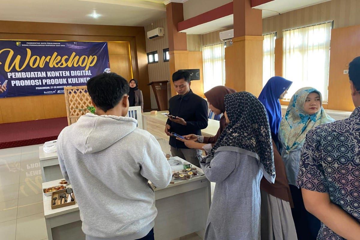 Pemkot Pekalongan  bekali pelaku usaha kuliner ciptakan konten digital