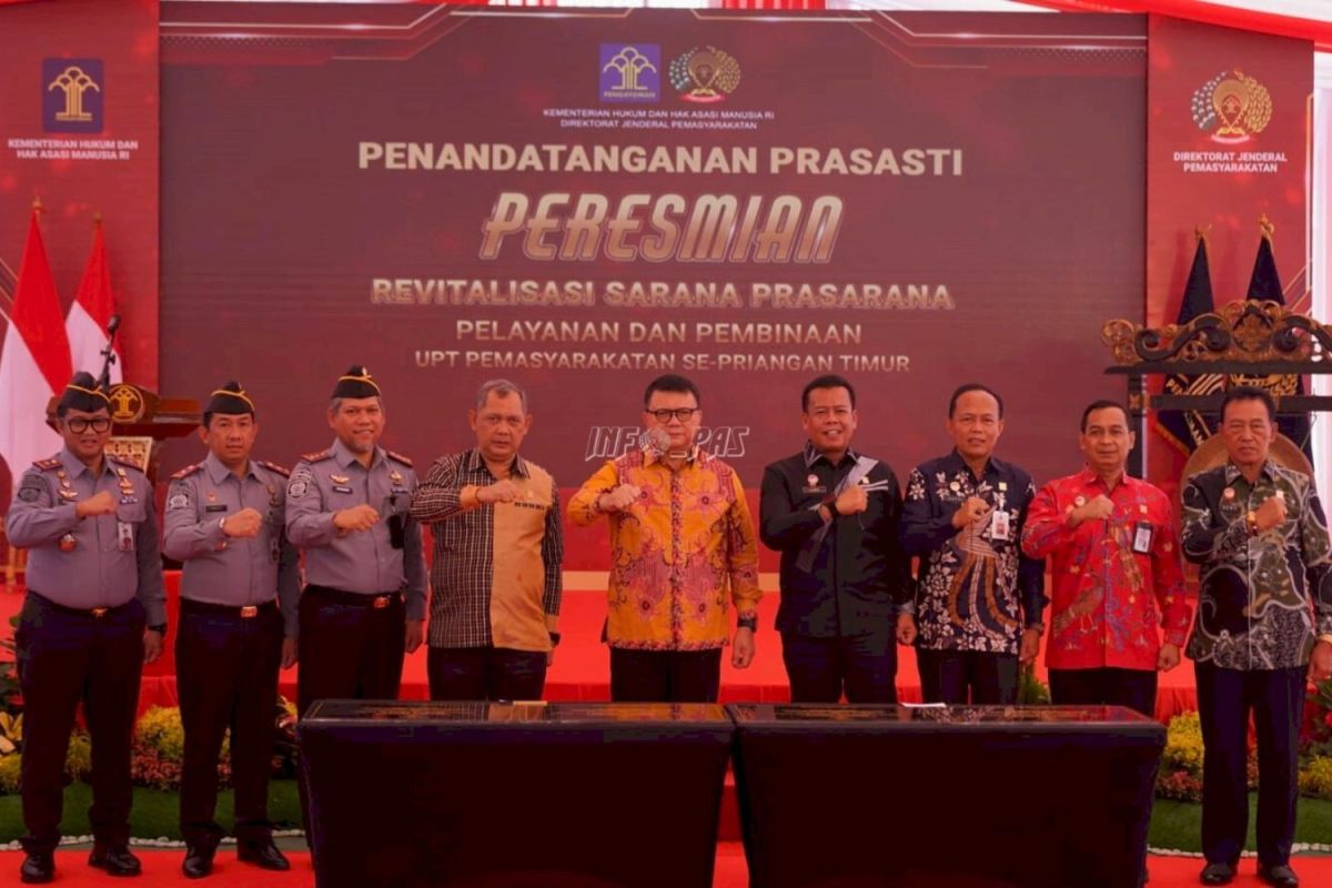 Kemenkumham meresmikan revitalisasi UPT Pemasyarakatan