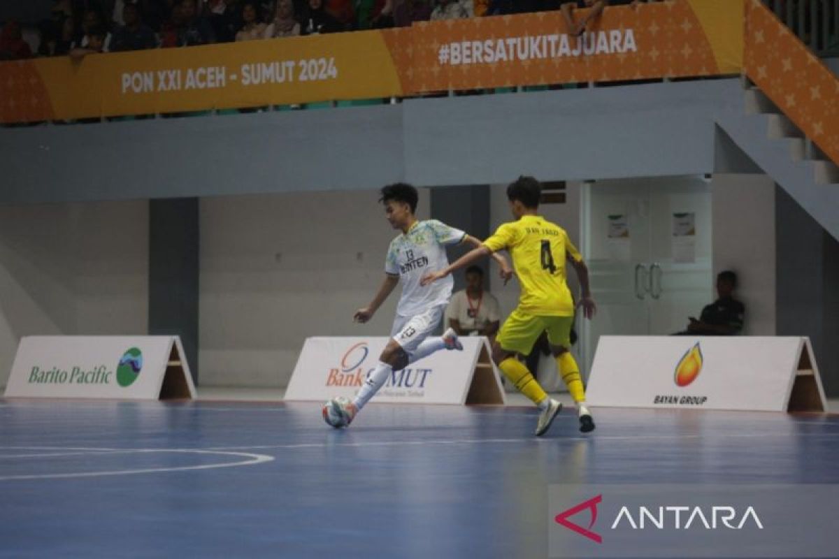 Tim futsal putra Lampung kalah 1-2 dari Banten