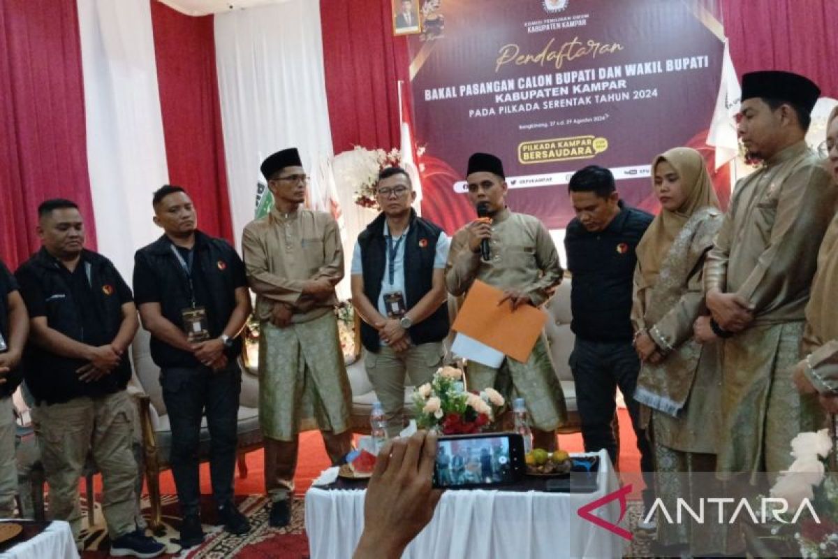 Pendaftaran resmi ditutup, Kampar miliki empat paslon Bupati