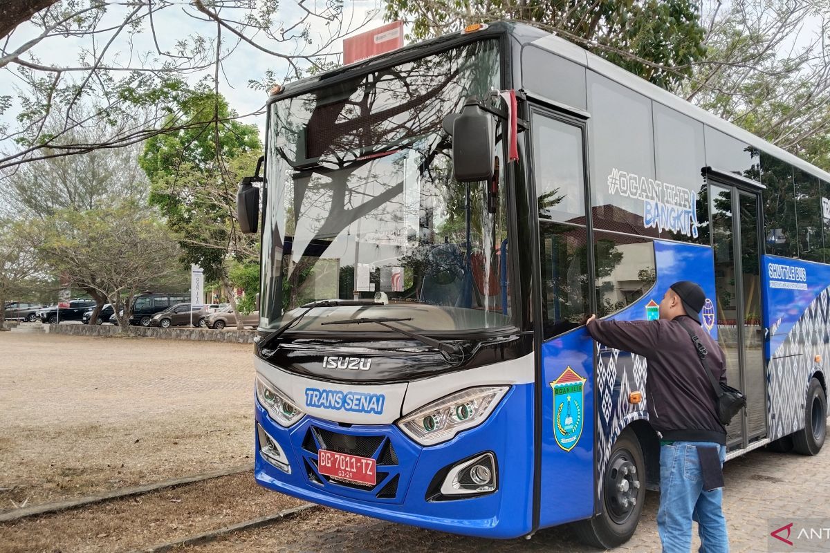 Pemkab Ogan Ilir sediakan layanan bus gratis bagi warga ke Tanjung Senai