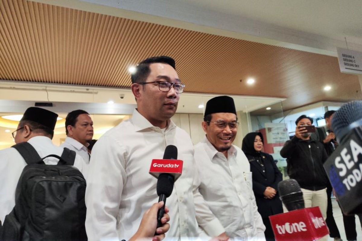 Ridwan Kamil akui banyak konsumsi "vitamin d" sebelum cek kesehatan