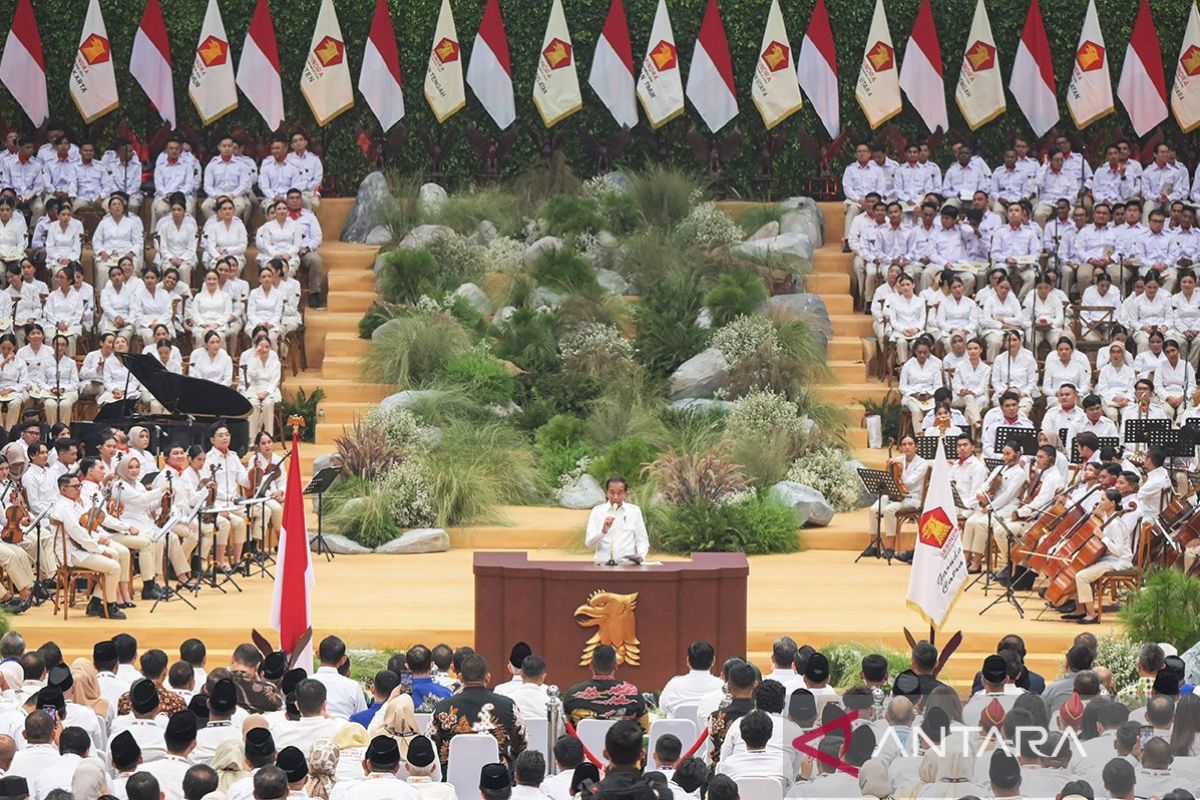 Jokowi doakan Prabowo bawa Indonesia capai kemajuan dan kemakmuran