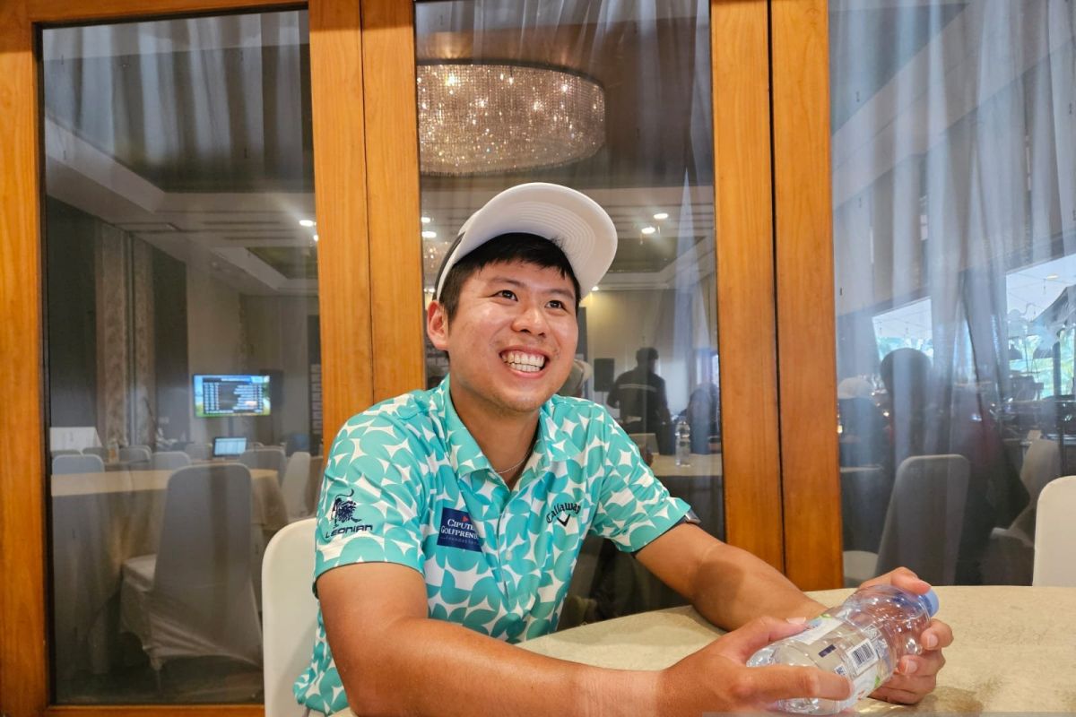 Pegolf Indonesia Peter Gunawan sempat patah semangat