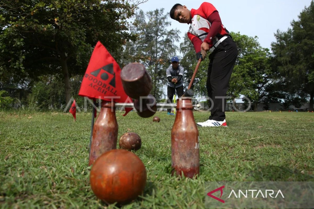 16 provinsi termasuk Lampung perebutkan tujuh medali emas woodball pada PON XXI di Aceh