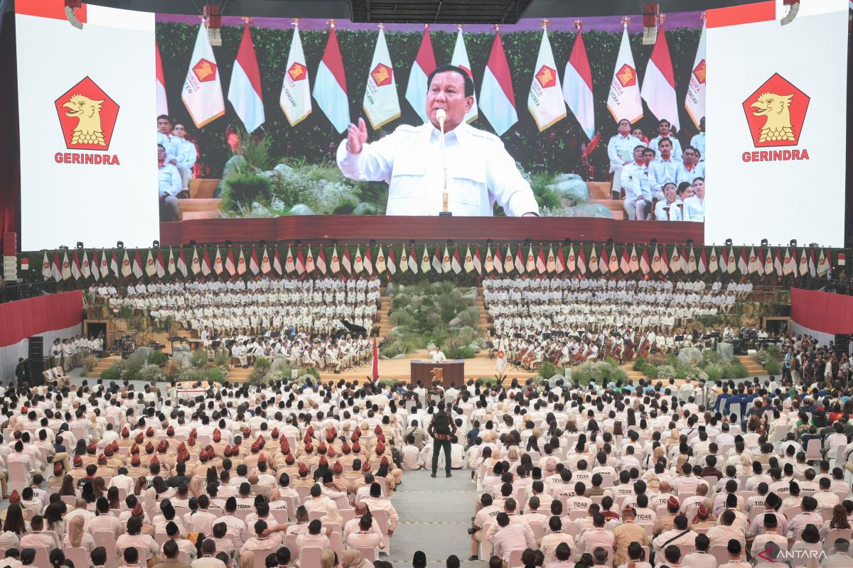 Prabowo apresiasi kader telah mendukungnya saat ambil keputusan besar