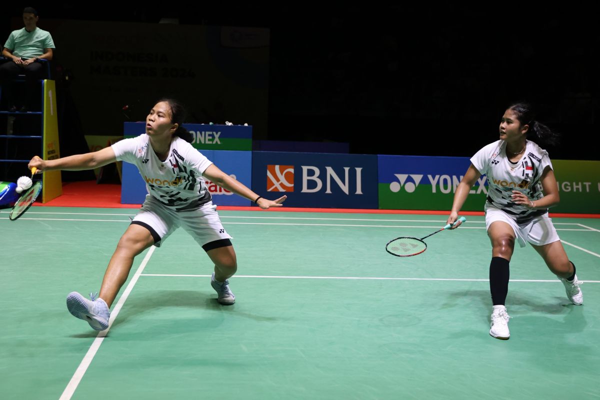 Jesita/Febi juara Indonesia Masters 2024 Super 100