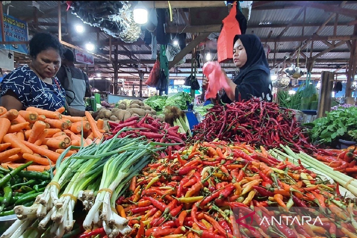 BPS Papua: inflasi Provinsi Papua sebesar 1,03 persen pada Agustus