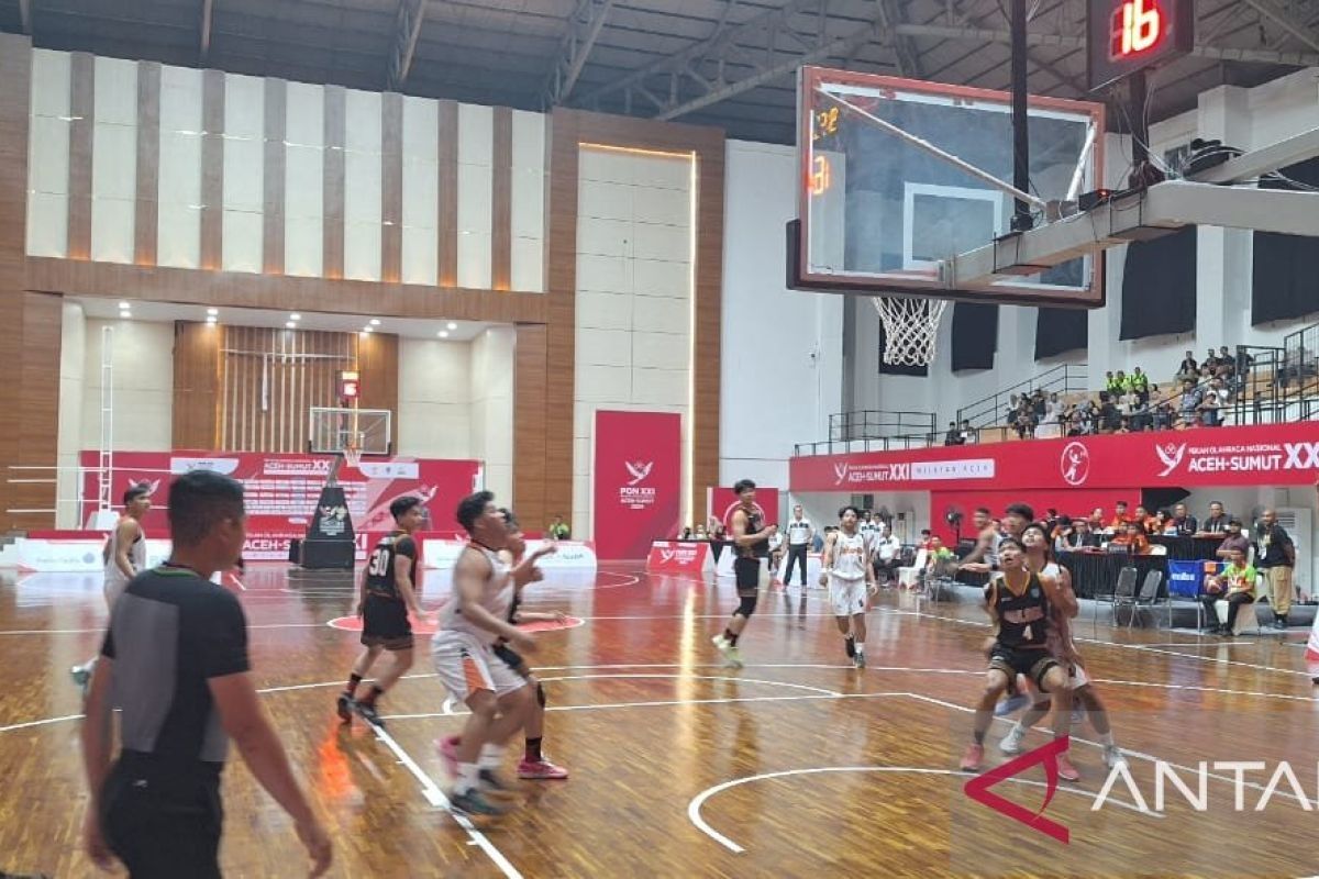 Hasil dan jadwal pertandingan bola basket 5x5 PON hari kedua