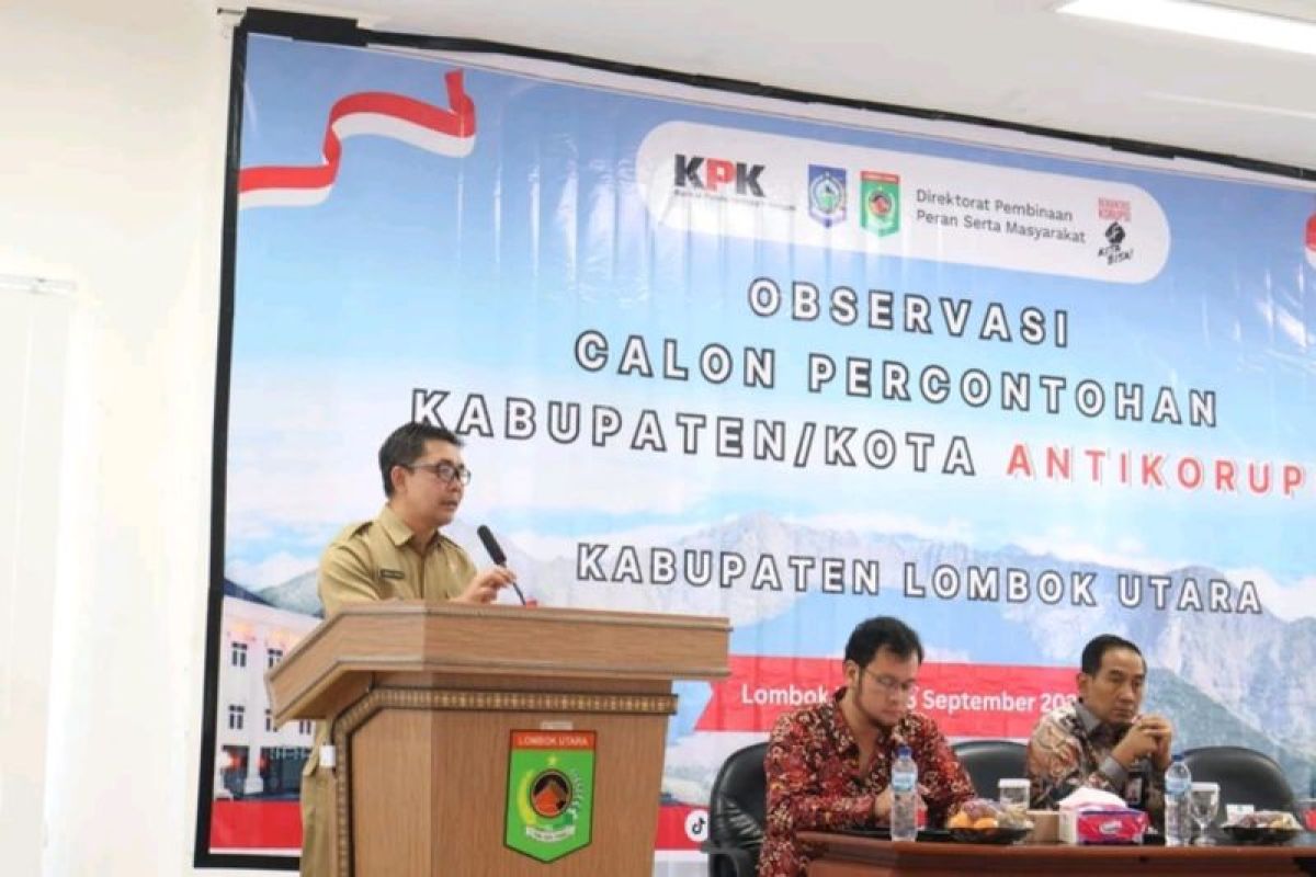 Lombok Utara menjadi lokasi observasi percontohan kabupaten anti korupsi