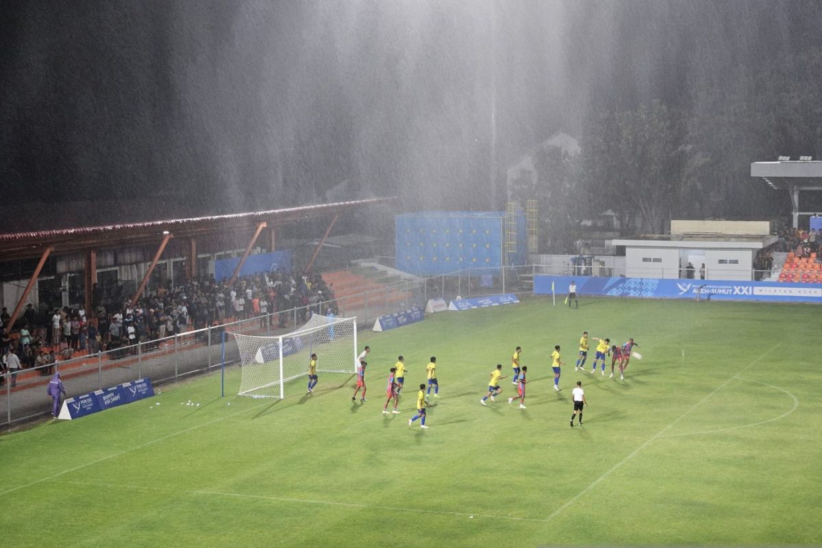 Laga Jateng kontra Papua Barat berakhir imbang skor 1-1