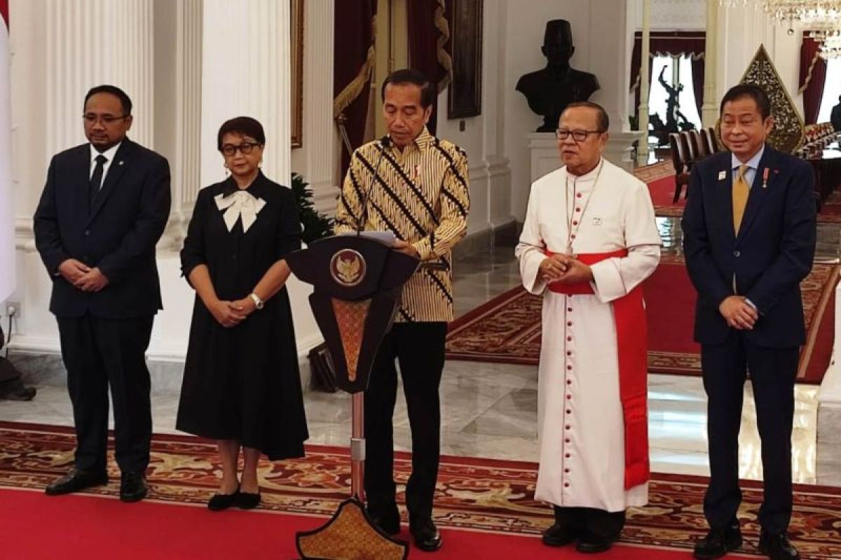 Agenda kunjungan Paus Fransiskus, Presiden Jokowi: Selamat datang ke Indonesia