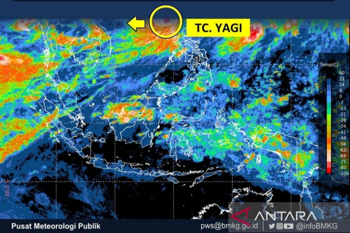 BMKG: Indonesia tidak terdampak Siklon Yagi di Laut Cina Selatan