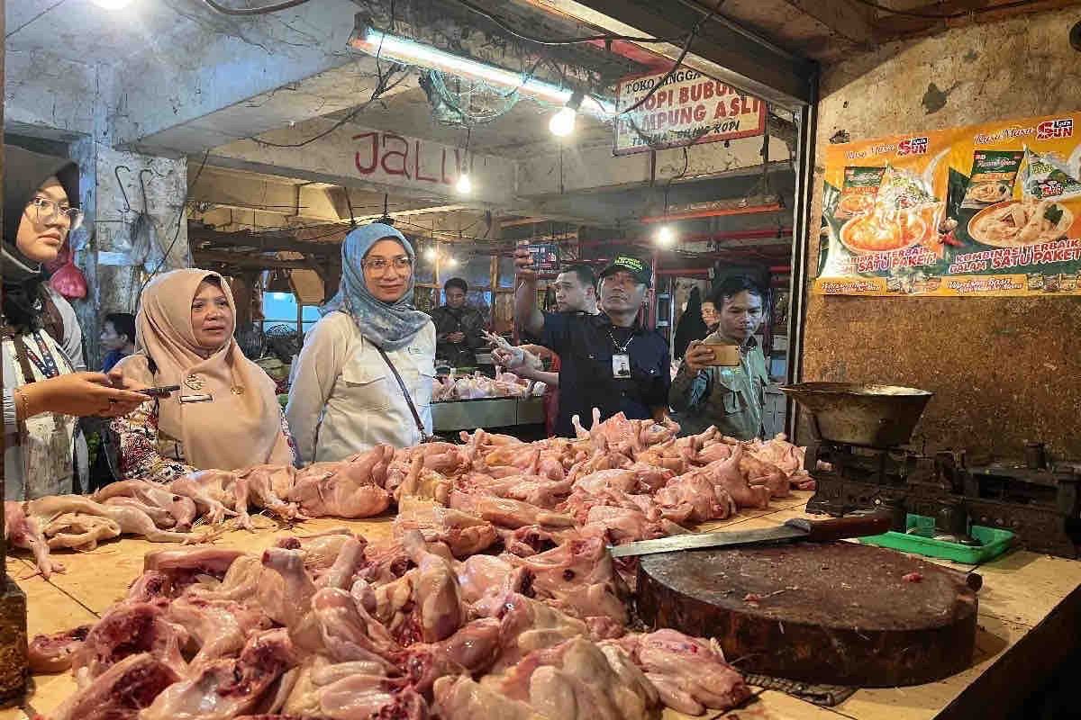 Info!! Harga pangan Rabu ini naik, daging ayam Rp36.910 per kg dan cabai Rp50.010 per kg