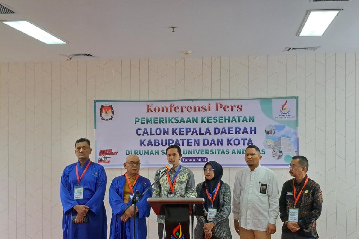 KPU: Kesehatan empat bakal calon bupati-wakil bupati Pasaman Barat penuhi syarat