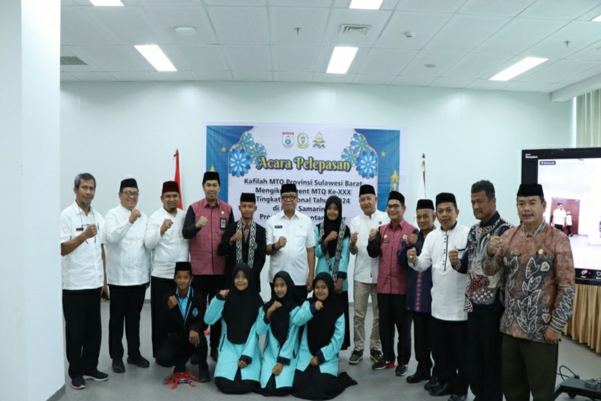 Pemprov Sulbar kirim 43 kafilah berlaga di MTQ Nasional XXX di Samarinda