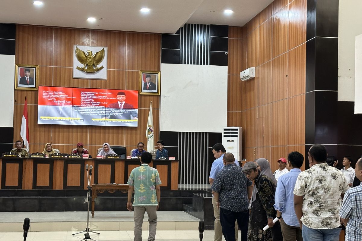 35 anggota DPRD Palu terpilih periode 2024 - 2029 siap dilantik