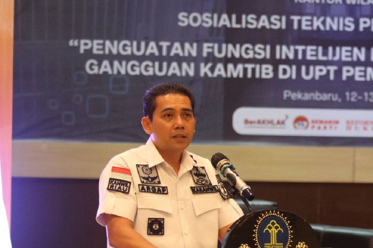 Kerjasama Kanwil Kemenkumham Riau dan polisi bongkar kasus narkoba, 5kg sabu disita