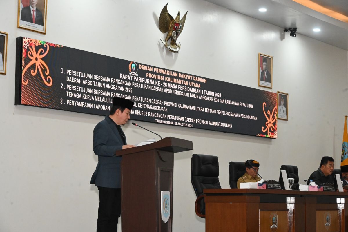 Rapat Paripurna DPRD  ke-26 Masa Persidangan II- 2024