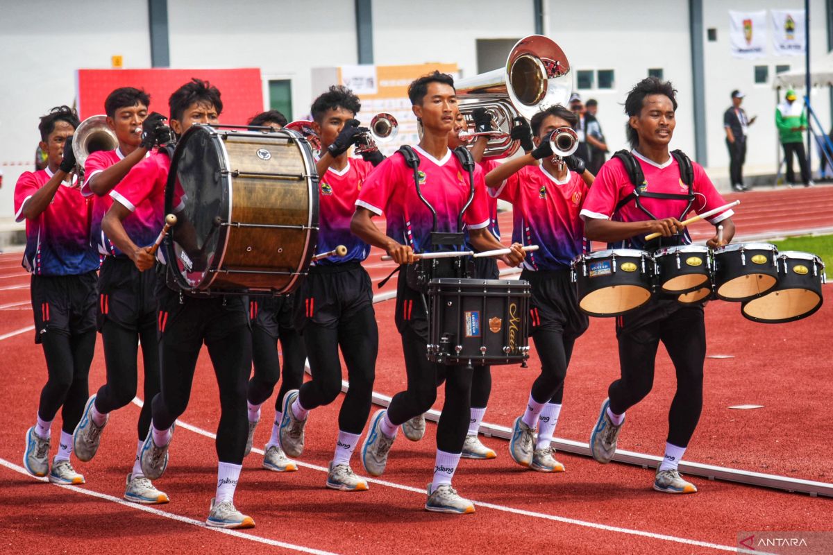 Latihan drum band berdampak positif pada kepribadian atlet