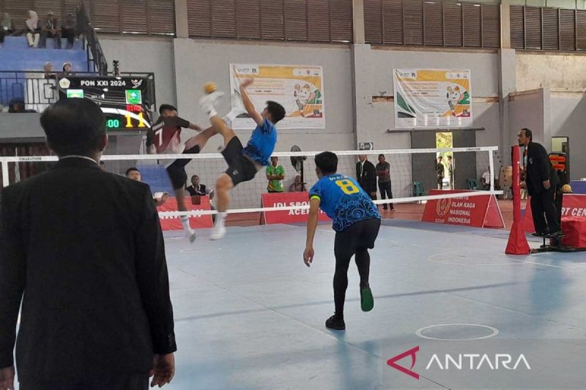 Riau melaju ke semifinal sepak takraw