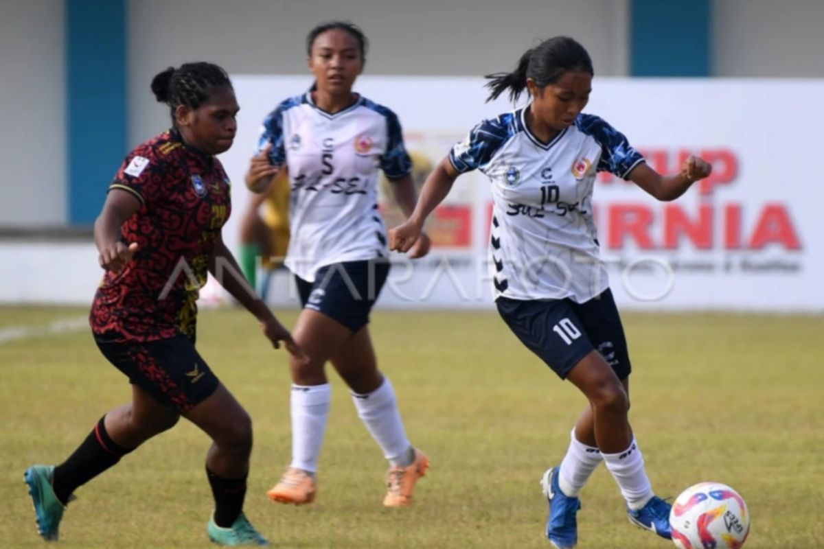 PON XXX Aceh-Sumut: Tim sepak bola putri Sulsel bungkam Papua 4-3