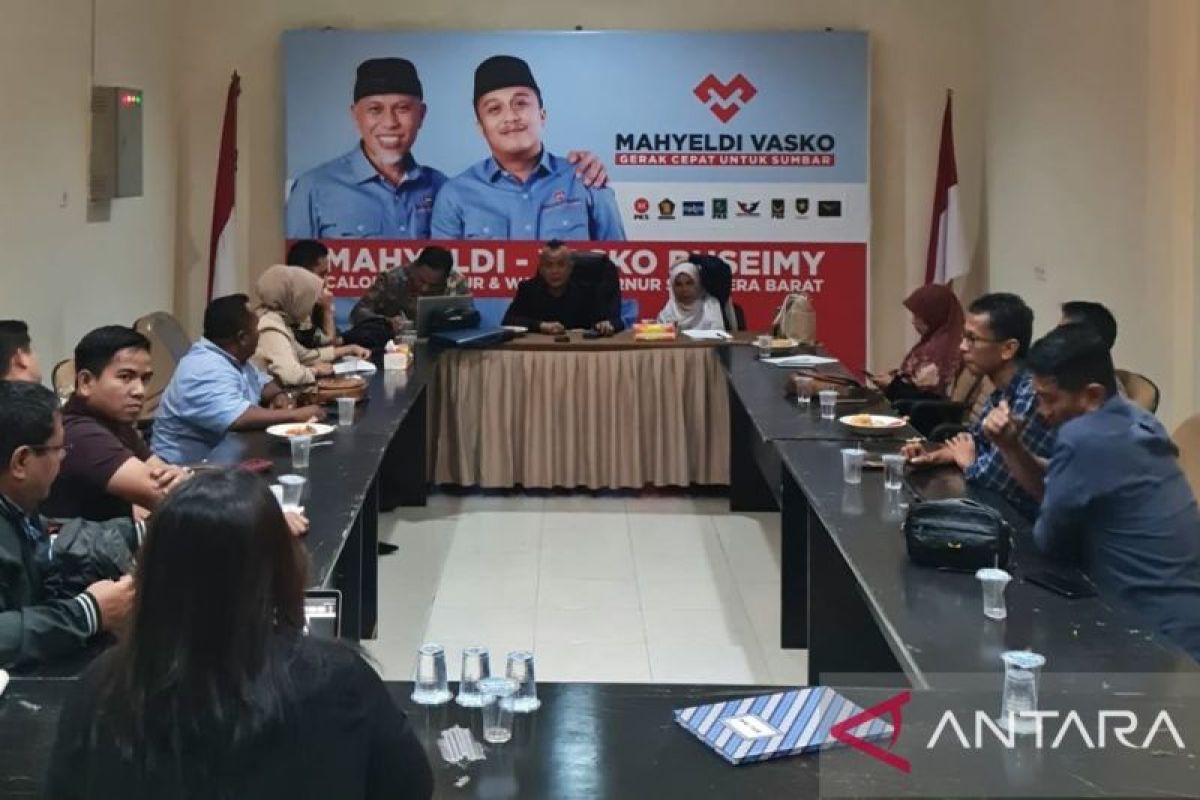 Tim Hukum siap dampingi Mahyeldi-Vasko dalam Pilkada 2024