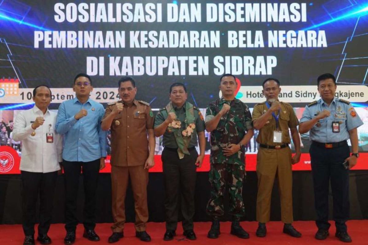 Kemenhan mengapresiasi Pemkab Sidrap Sulsel dalam pembinaan bela negara