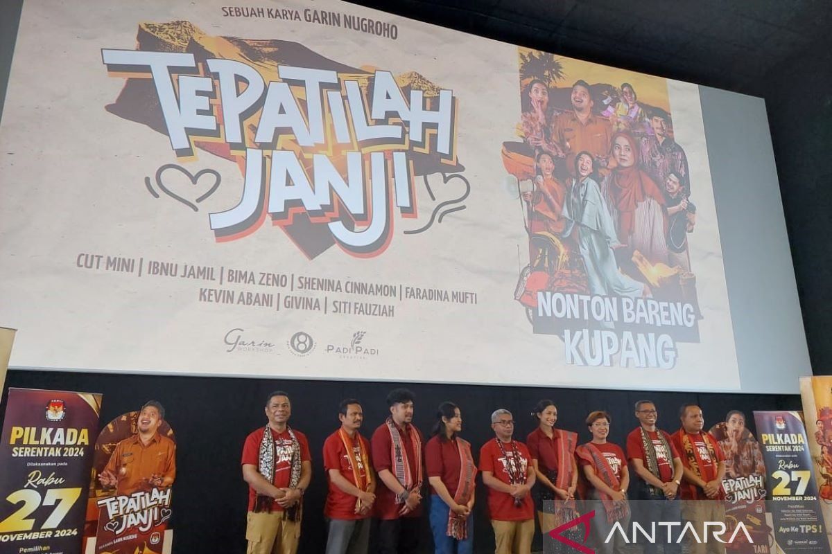 KPU NTT sebut "Film Tepatilah Janji" bernilai edukasi jelang Pilkada 2024