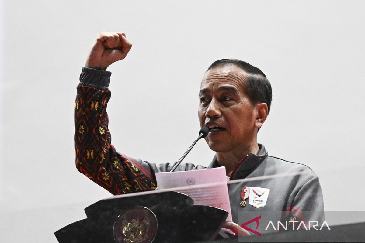 Presiden Jokowi sebut PON XXI 2024 sebagai ajang perkokoh tali persaudaraan