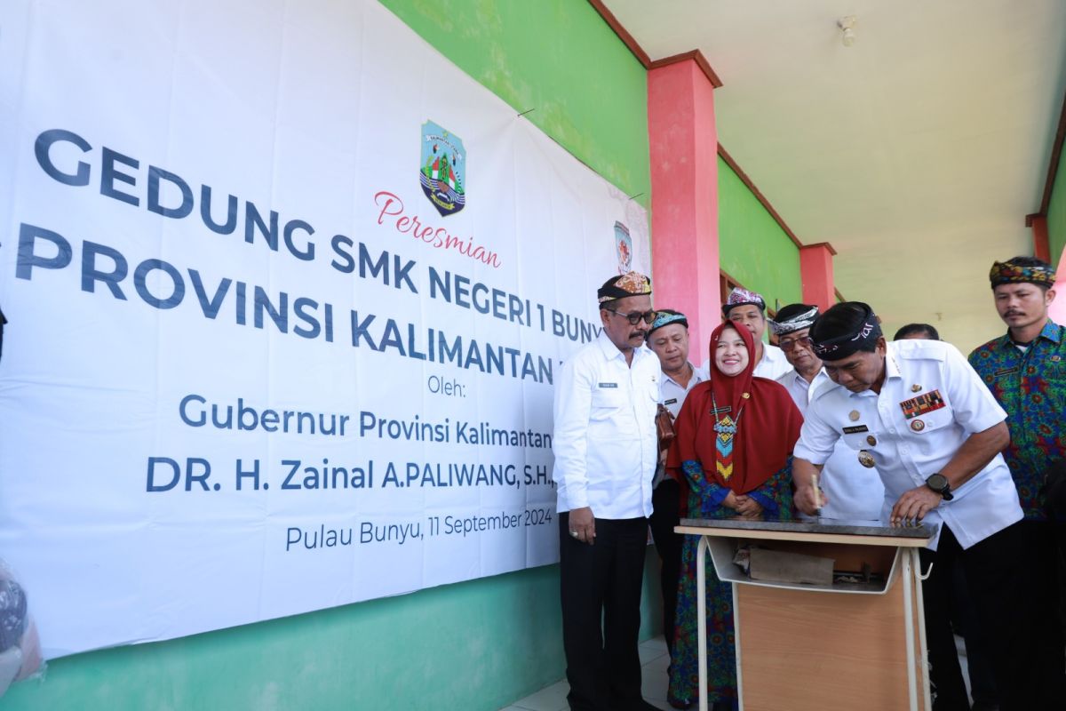 Resmikan Gedung SMKN 1 Bunyu, Wujud Komitmen Pemprov Kaltara Pada Dunia Pendidikan