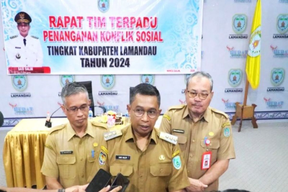 Pemkab Lamandau antisipasi konflik sosial