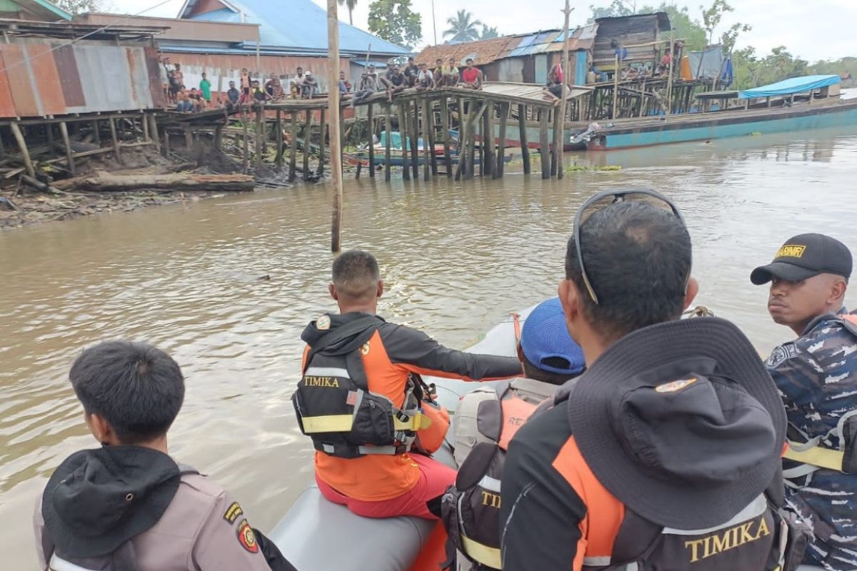 SAR Timika cari anak tujuh tahun tenggelam sungai Kabupaten Asmat