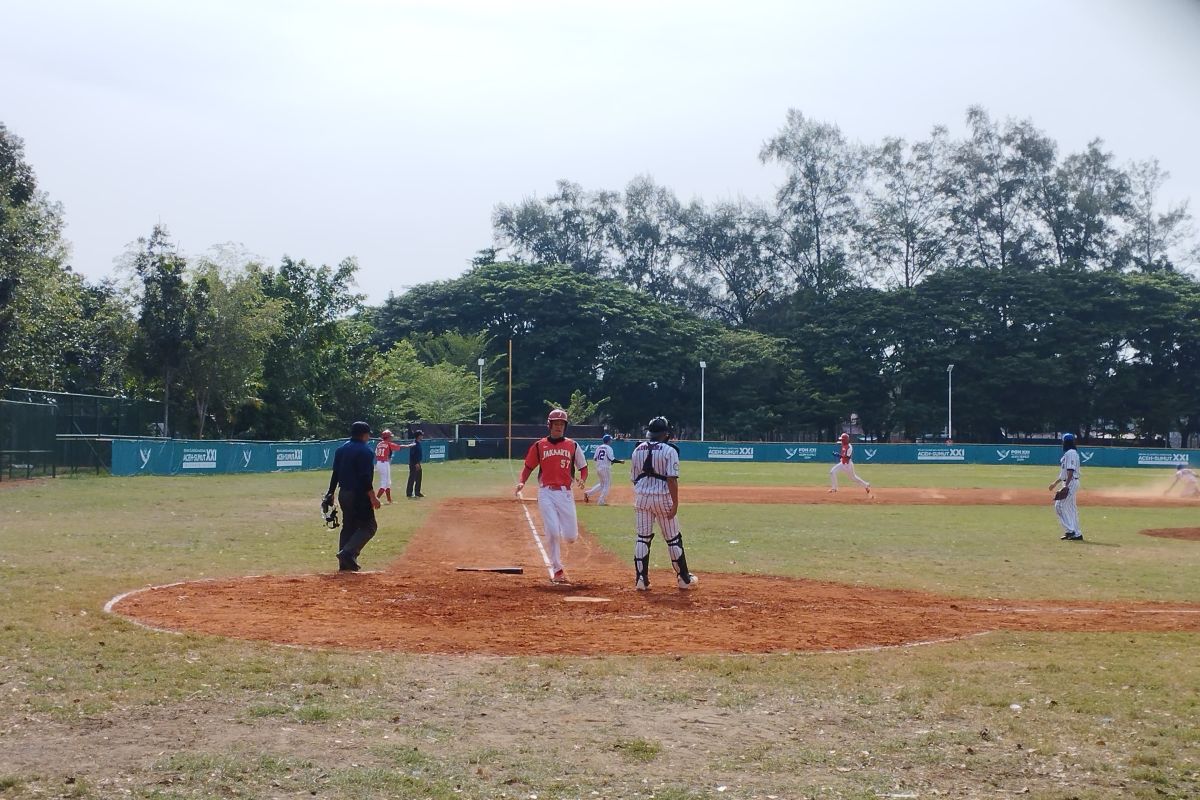 Kalah dari Jakarta, bisbol Lampung gagal melaju ke final