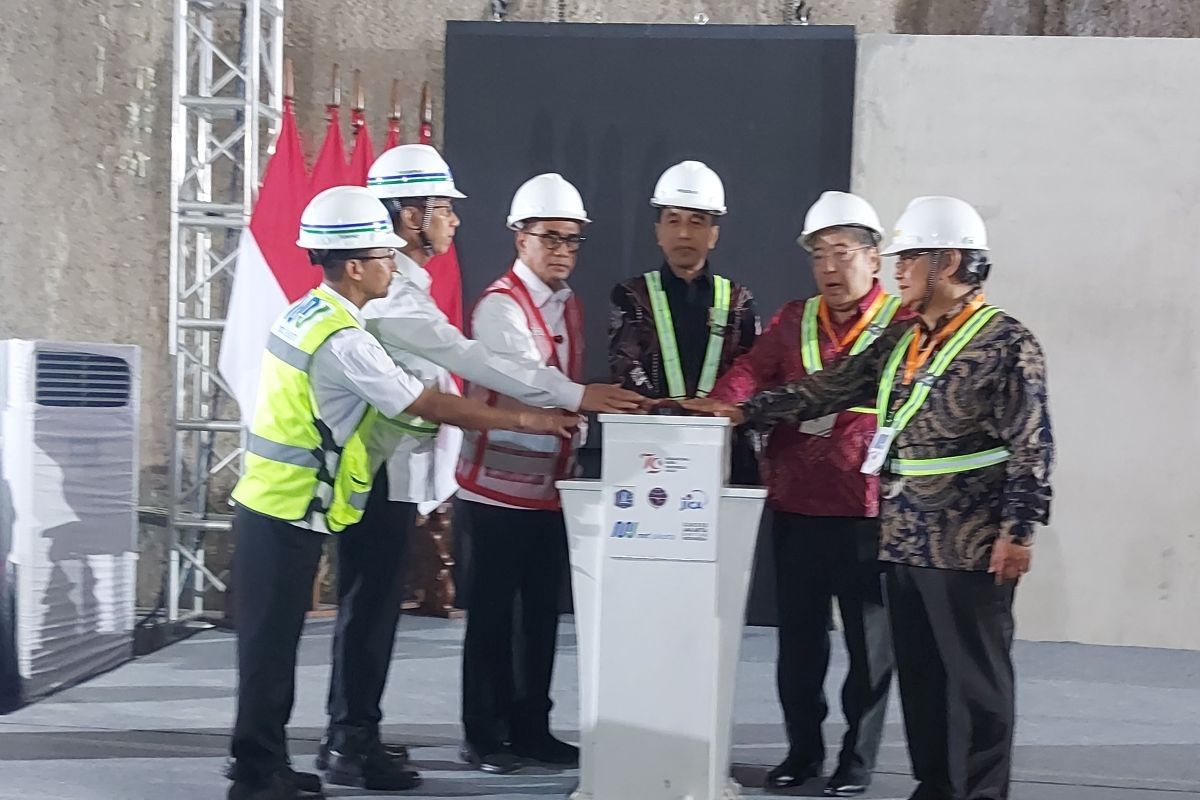 Presiden Jokowi canangkan pembangunan koridor baru MRT Kota Bekasi-Tomang Jakarta