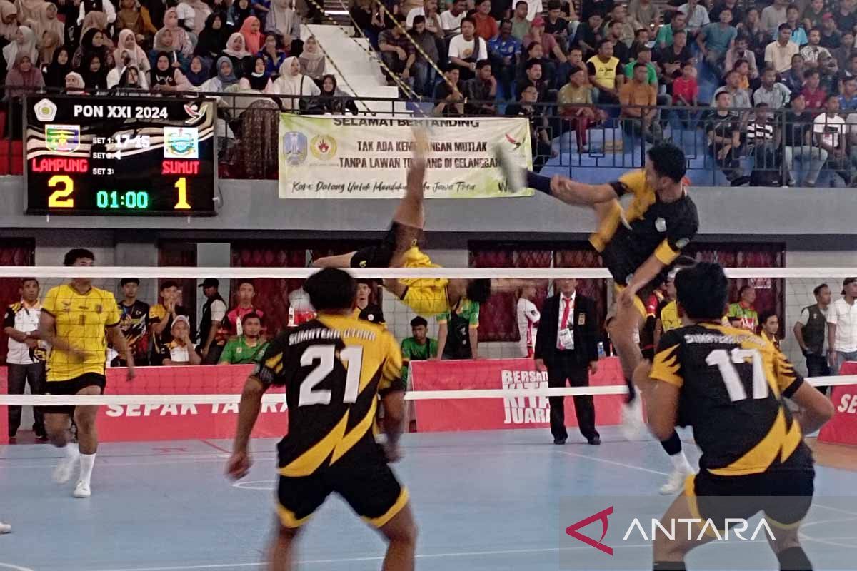 Gorontalo hadapi Kepri di semifinal sepak takraw nomor kuadran putra