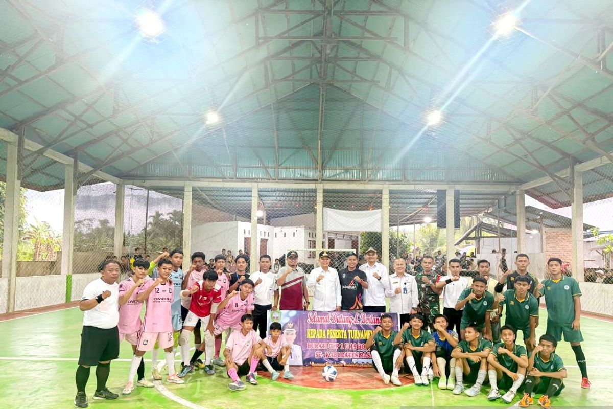 Open turnamen futsal Bupati CUP 1 Bonjol 2024 Se-Pasaman ditabuh