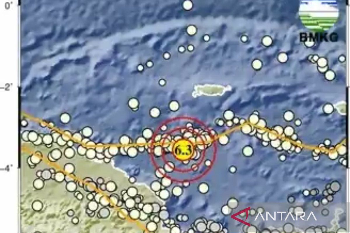 Dua gempa guncang wilayah Indonesia pada Rabu malam