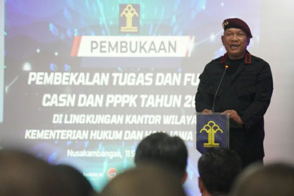 Tejo Harwanto buka pembekalan tugas CPNS 2023 di Nusakambangan