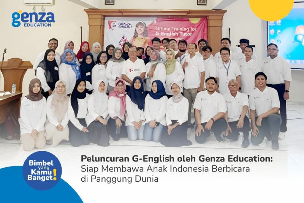 Genza Education meluncurkan G-English, siap bawa anak Indonesia berbicara di panggung dunia