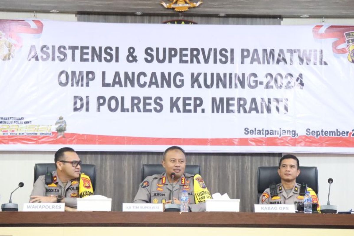 Pamatwil datangi Polres Meranti, Kombes Anom: Tekankan netralitas