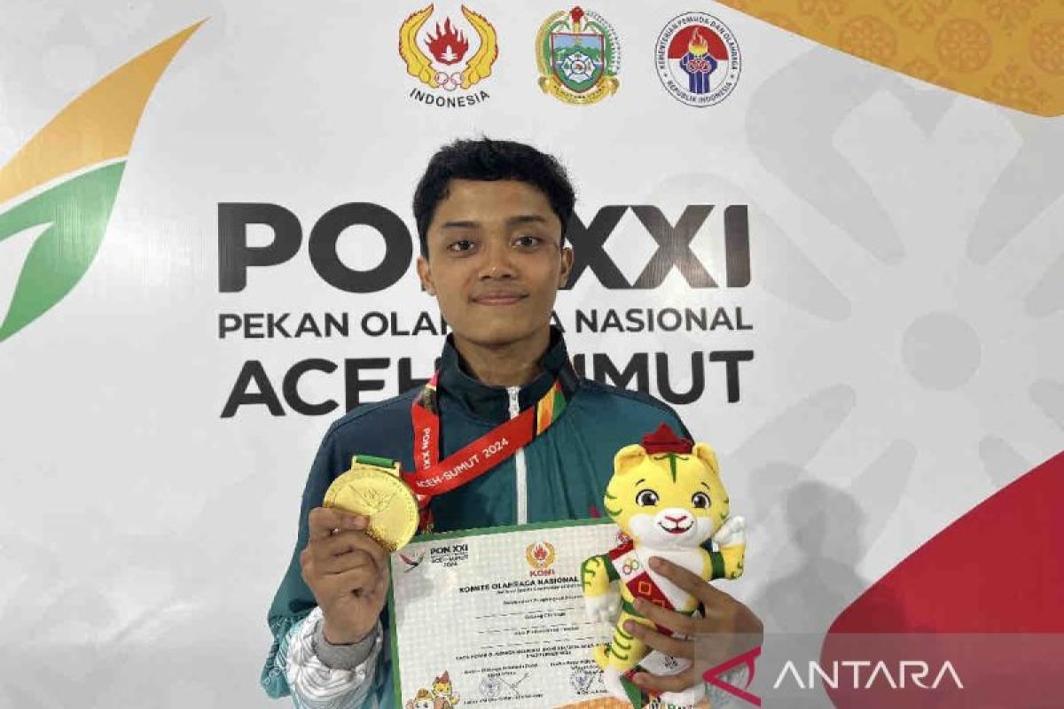 Adhiyodha mampu sabet emas meski pertama tampil PON XXI