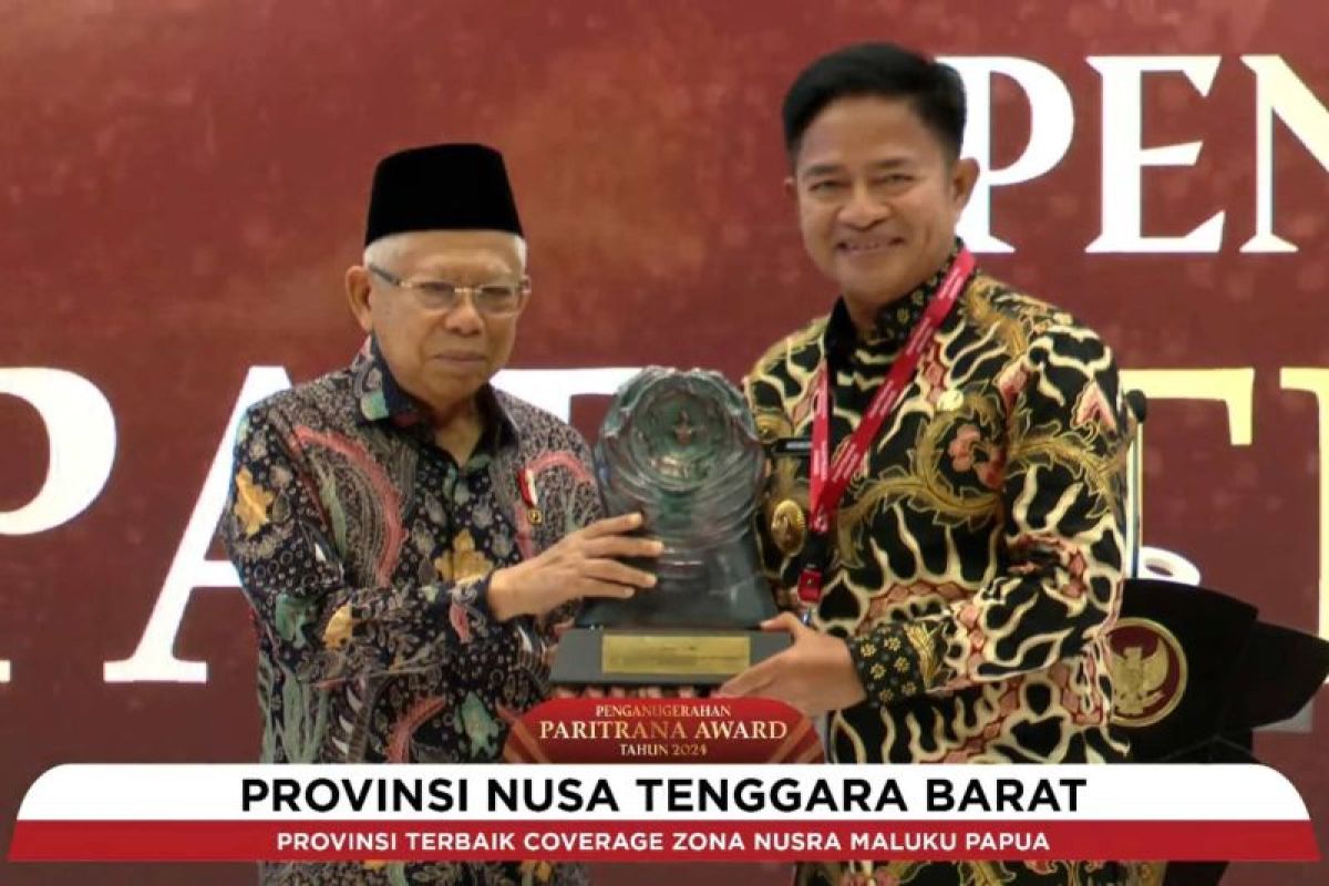 Angka Universal Coverage Jamsostek Diharapkan Terus Meningkat, Wapres Berikan Paritrana Award