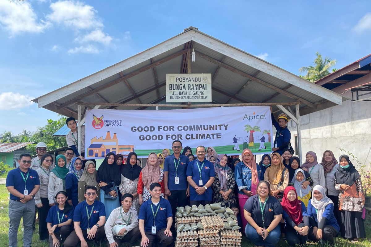 RGE Founder's Day, Berikut rangkaian aksi Apical Dumai untuk masyarakat dan iklim