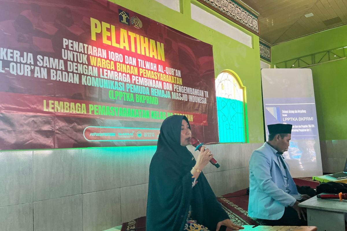 Lapas Tarakan pelatihan Penataran pengajaran Iqra