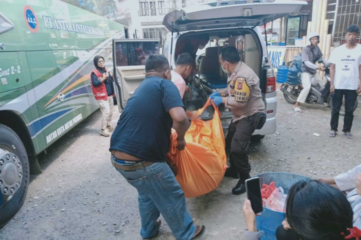 Penumpang Bus jurusan Bogor-Medan ditemukan meninggal di Bukittinggi