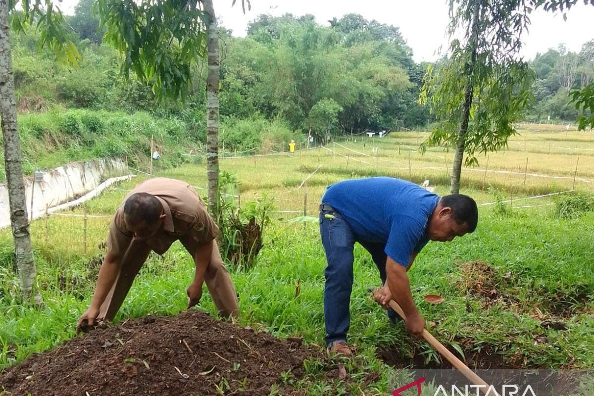 DLH Kota Solok buat lubang biopori atasi sampah organik dan banjir