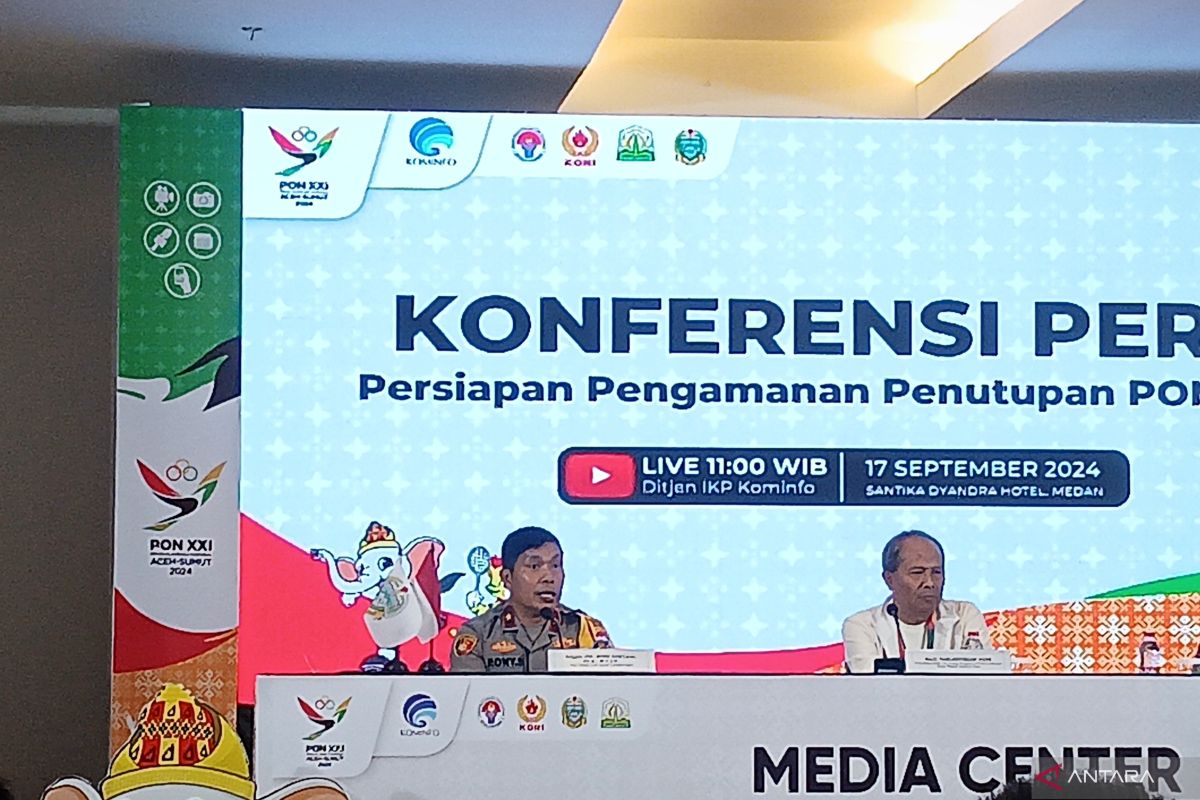 1.123 personel gabungan jaga penutupan PON