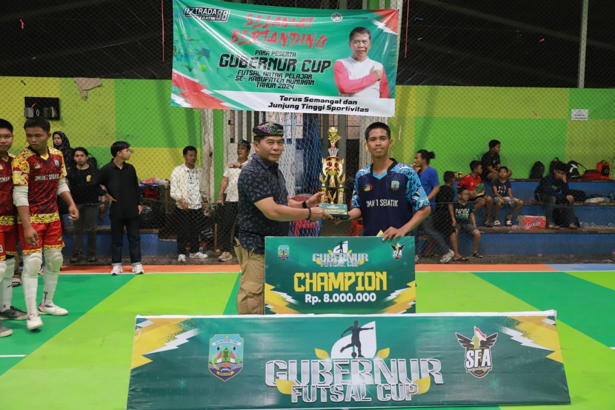 Gubernur Kaltara Apresiasi Turnamen Futsal Antar Pelajar di Perbatasan