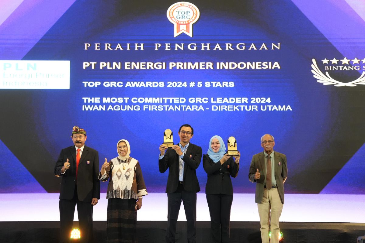 Perkuat rantai pasok, PLN EPI terima penghargaan TOP GRC Awards 2024